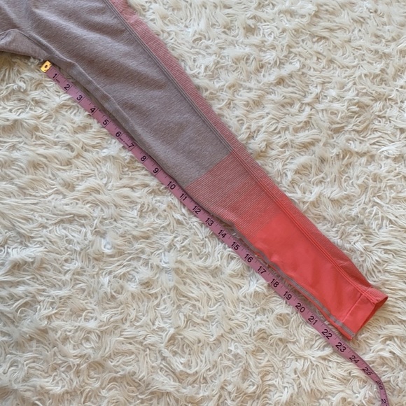 NWT Gymshark Amplify Seamless leggings taupe peach coral Small - Picture 11 of 13